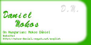 daniel mokos business card